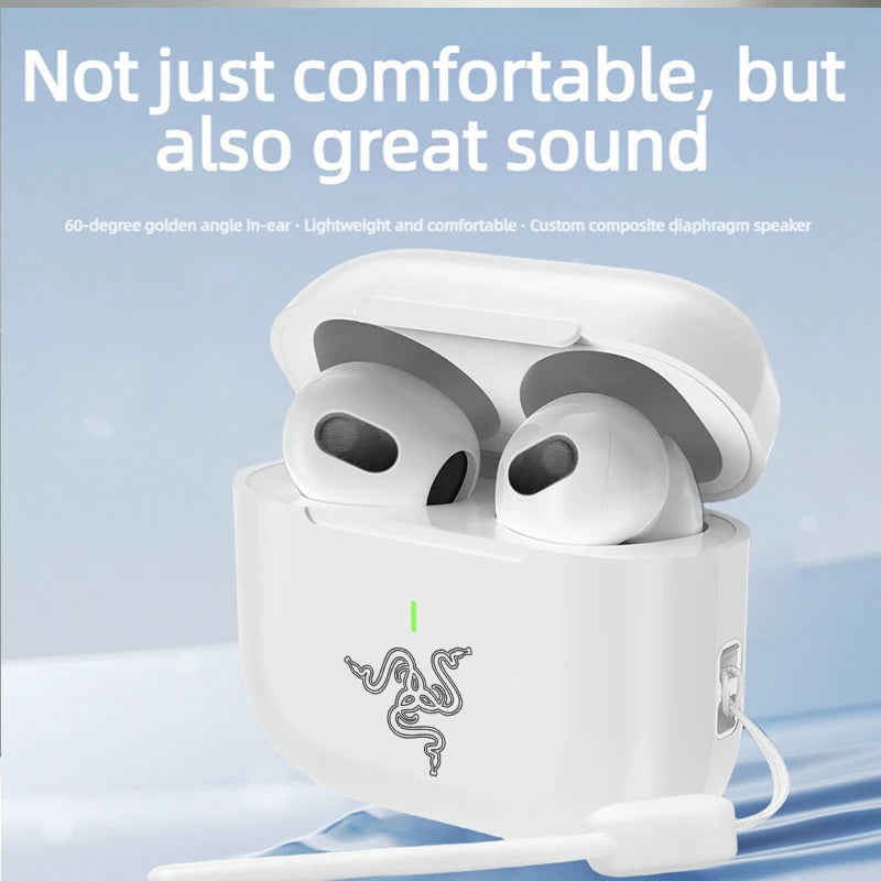 Razer HiFI In Ear Stereo Mic Headphone For Sony A6 Pro TWS Wireless Bluetooth Earphones Waterproof Touch Noise Reduction Headset