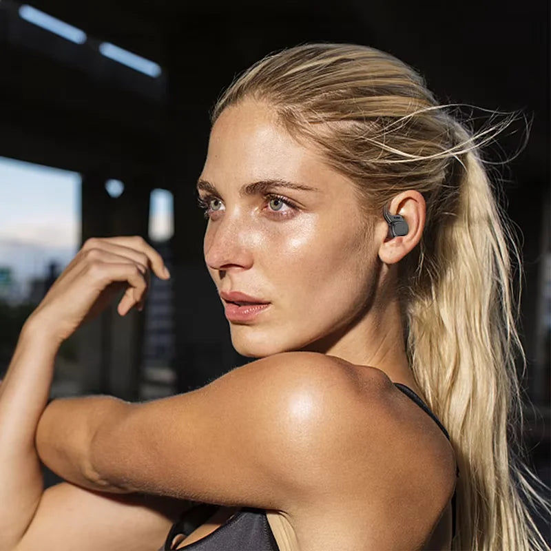 Original Sports Wireless Headphones Bluetooth 5.3 Over Ear Buds with Earhooks Waterproof Sports Earphones Running In-Ear Headset