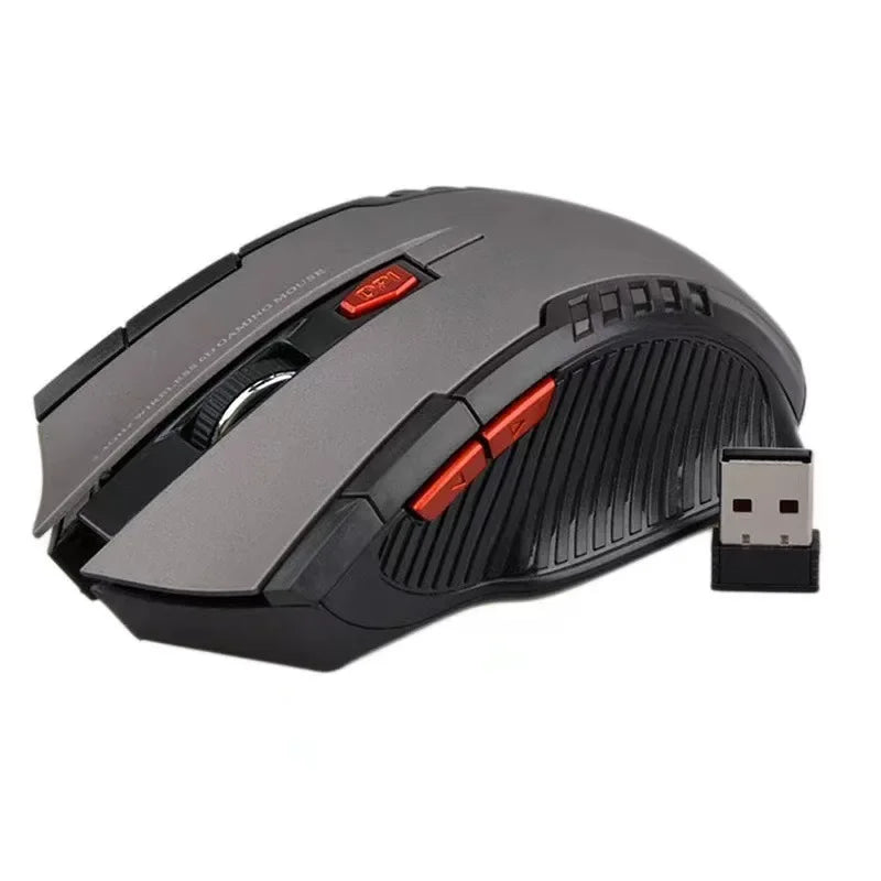2.4GHz Wireless Optical Game Mouse for PC Laptop Computer USB Receiver Mini Portable Mouse Mice