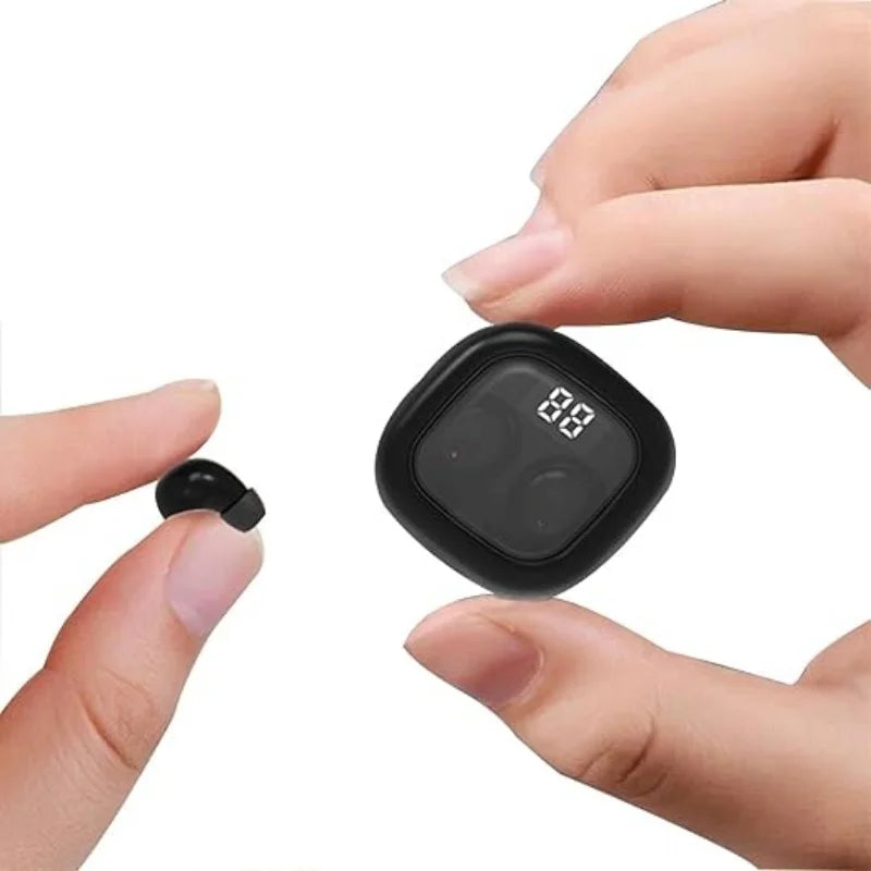 Mini Sleep Stereo HD Bass High Sound Quality Earphone Small In-ear Wireless Bluetooth Earbud Work Game Sport Invisible Headphone