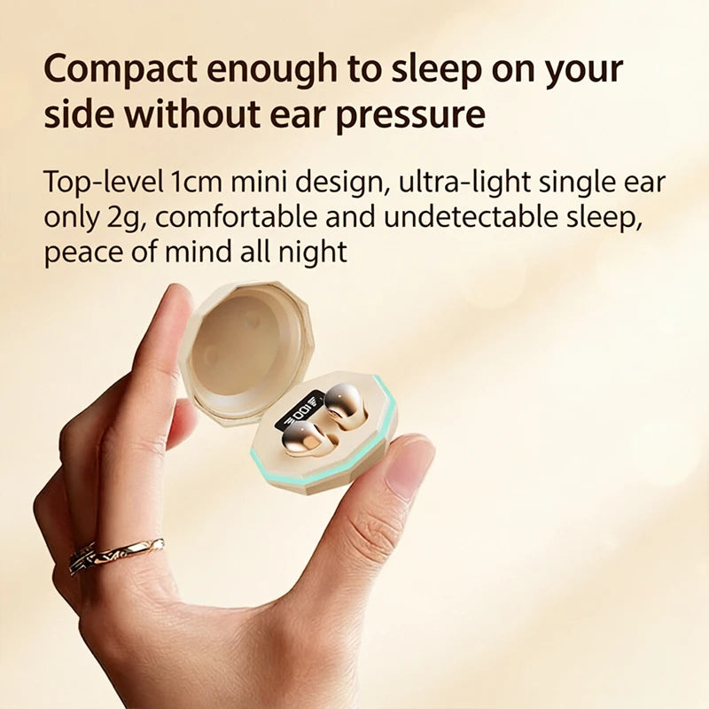 New In-ear Mini Sleep Wireless Bluetooth Headphone TWS Headsets With Mic Stereo Sport Game Earphone Long Standby HD Call Earbuds
