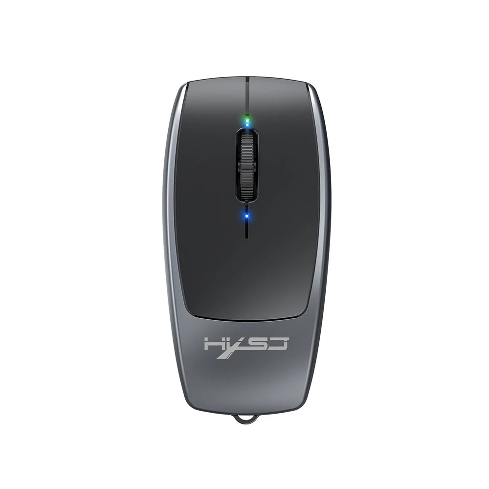 with Bluetooth Wireless Mouse Type USB C Rechargeable Mice with Micro SD Card Reader for Laptop Tablet Memory Adapter Mini Mouse